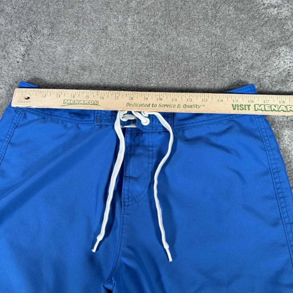 Abercrombie & Fitch Board Shorts Mens L Blue Unlined Swim Trunks Surf Y2K‎